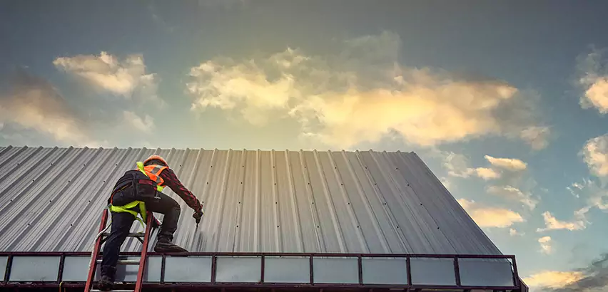 Commercial Built-Up Roof Installation in North Chicago