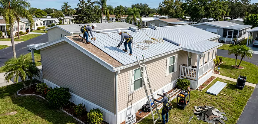 Mobile Home Metal Roof Replacement in North Chicago