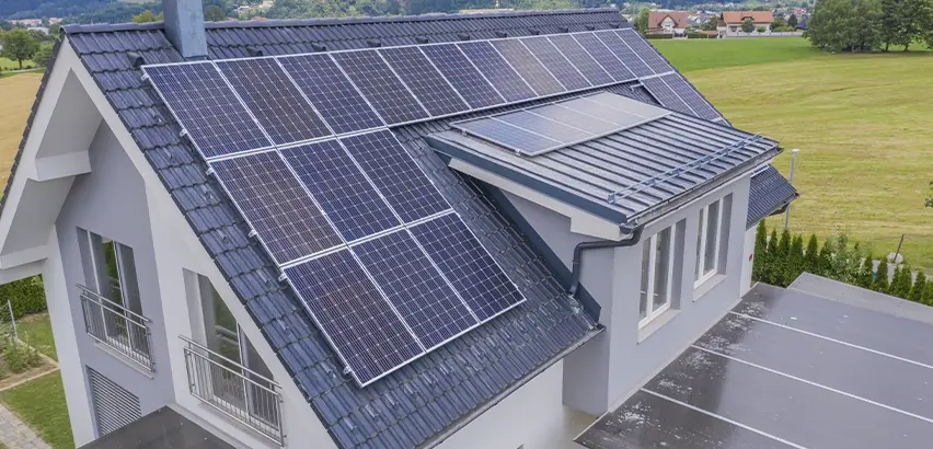 Residential Solar Roof Installation in North Chicago